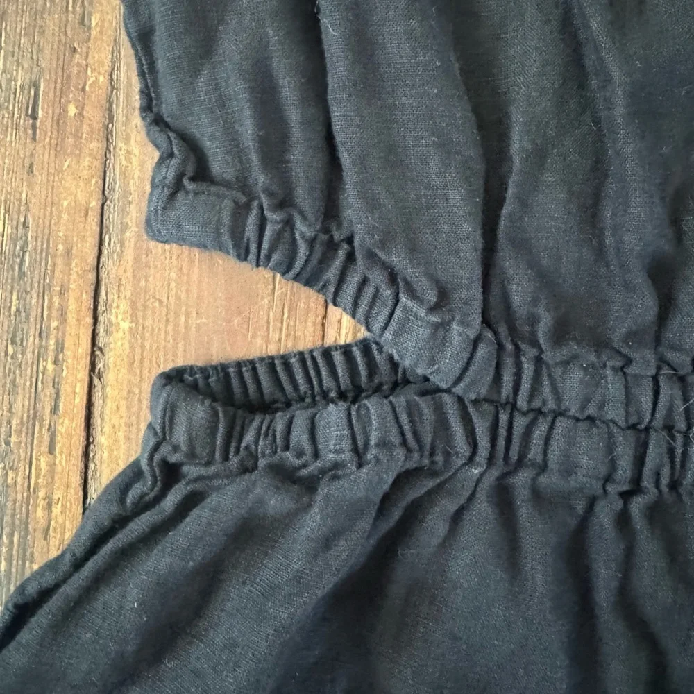 J.Crew Cutout linen tank top